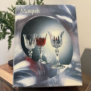 NIB Vintage Bohemia Crystal Czechoslovakia Wine Glasses